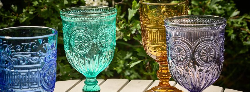 What Are the Best Places to Buy Coloured Glassware in the UK?