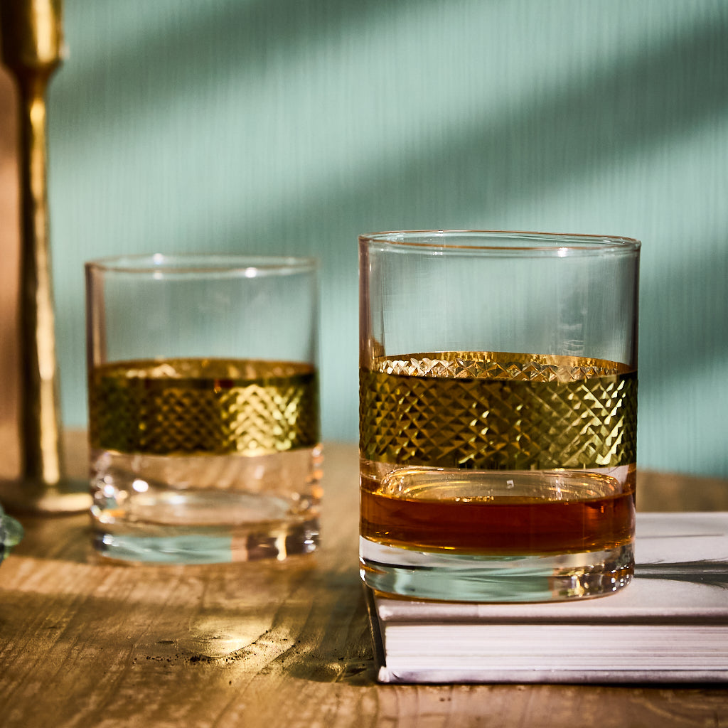 embossed tumbler glasses