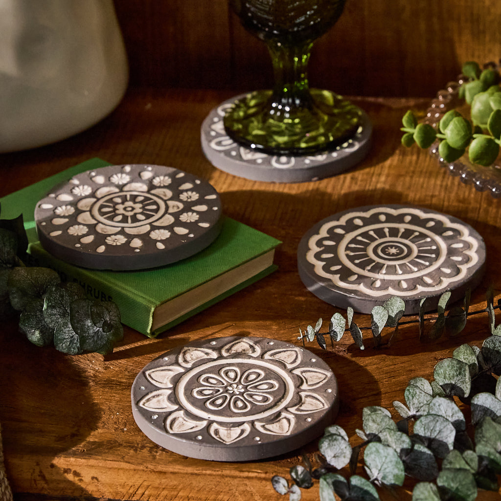 mandala coasters