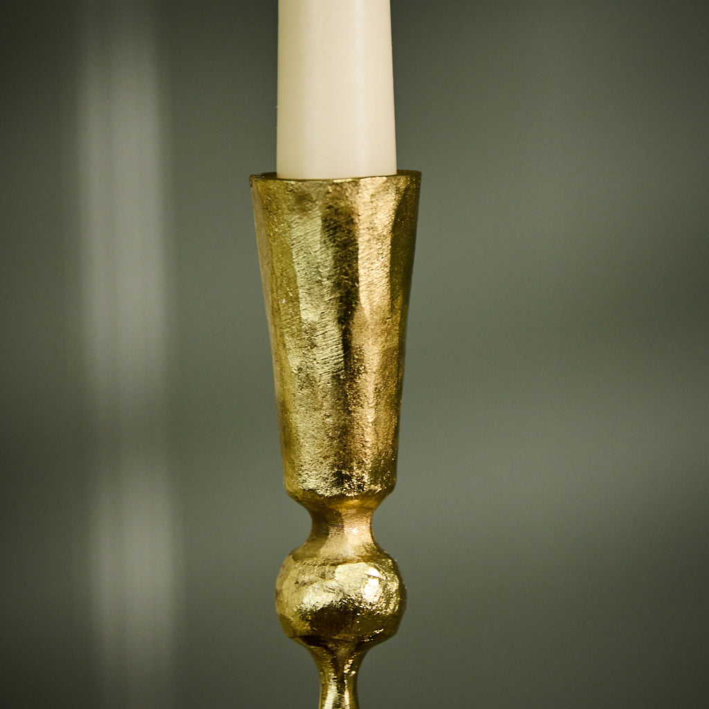 Marble Base Gold Candle Holder - Evergreen Home Interiors 