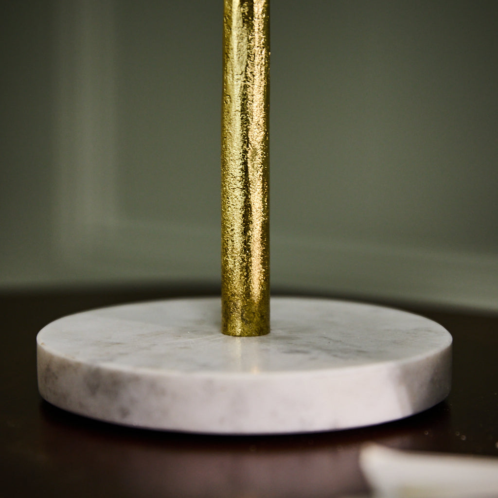 Marble Base Gold Candle Holder - Evergreen Home Interiors 