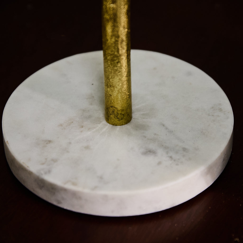 Marble Base Gold Candle Holder - Evergreen Home Interiors 