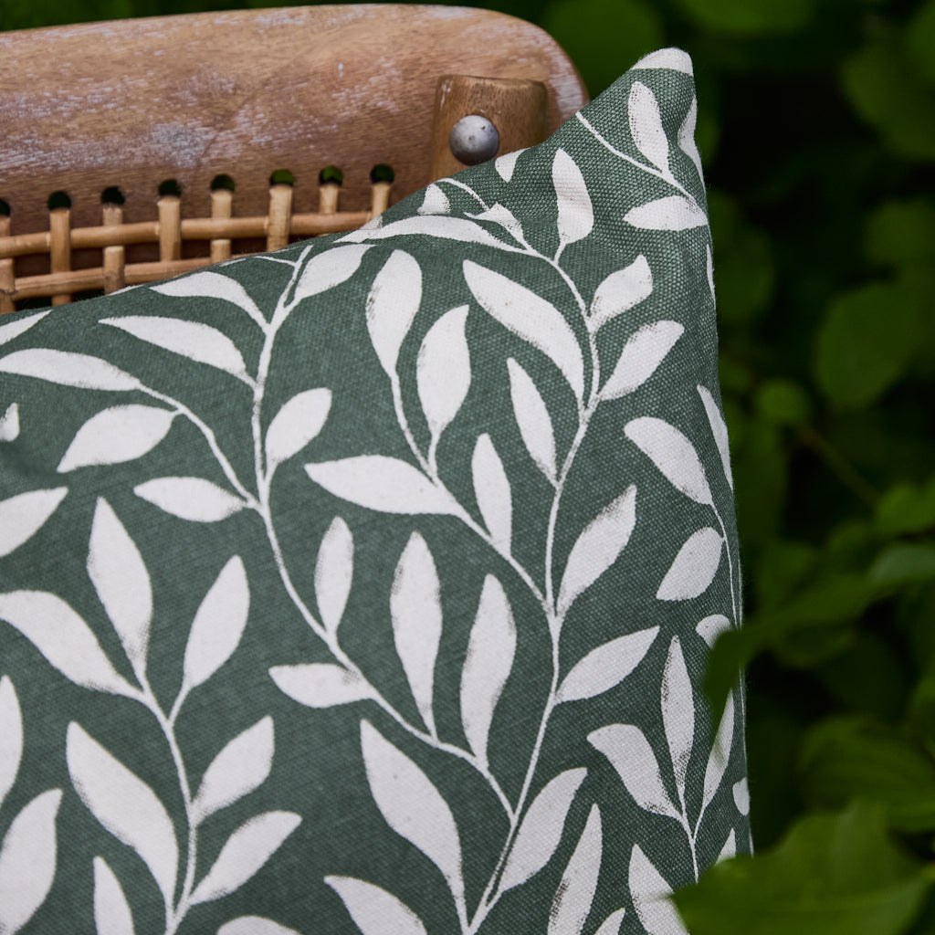 Botanical Leaf Scatter Cushions - Evergreen Home Interiors 