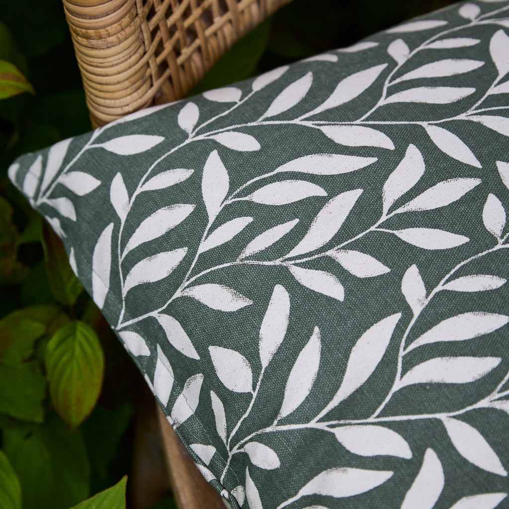 Botanical Leaf Scatter Cushions - Evergreen Home Interiors 