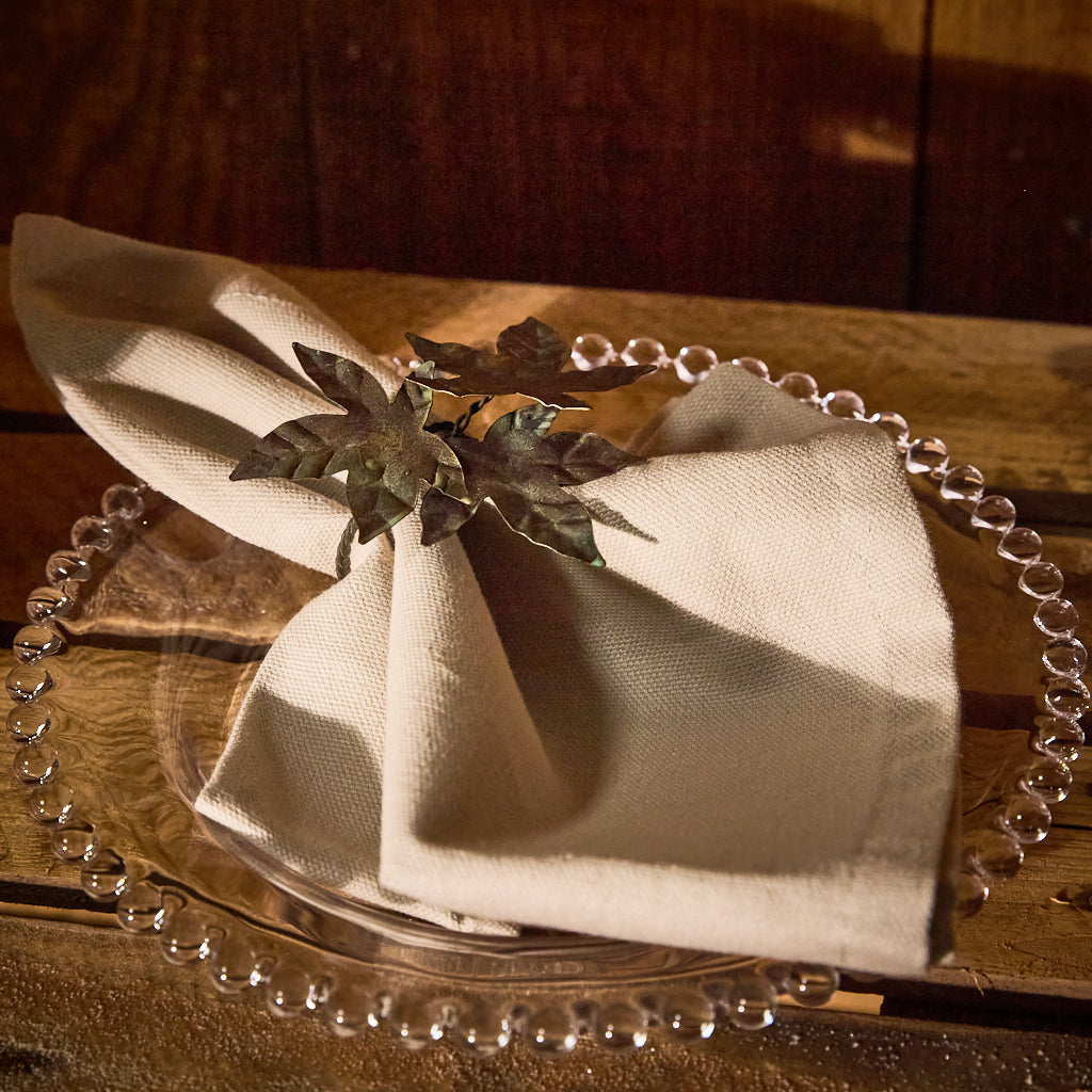 Maple Leaf Napkin Ring - Evergreen Home Interiors 