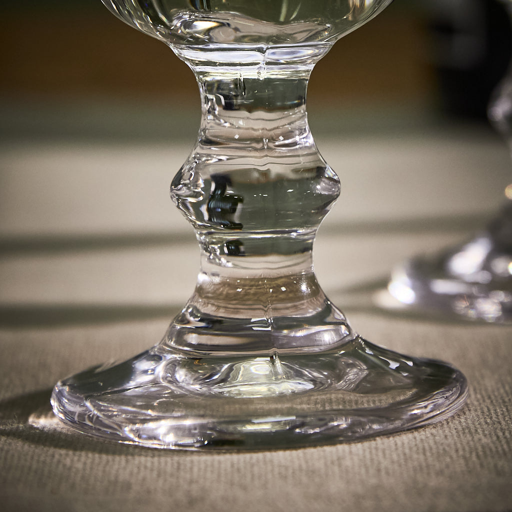 Bevelled Glass Champagne Flute - Evergreen Home Interiors 
