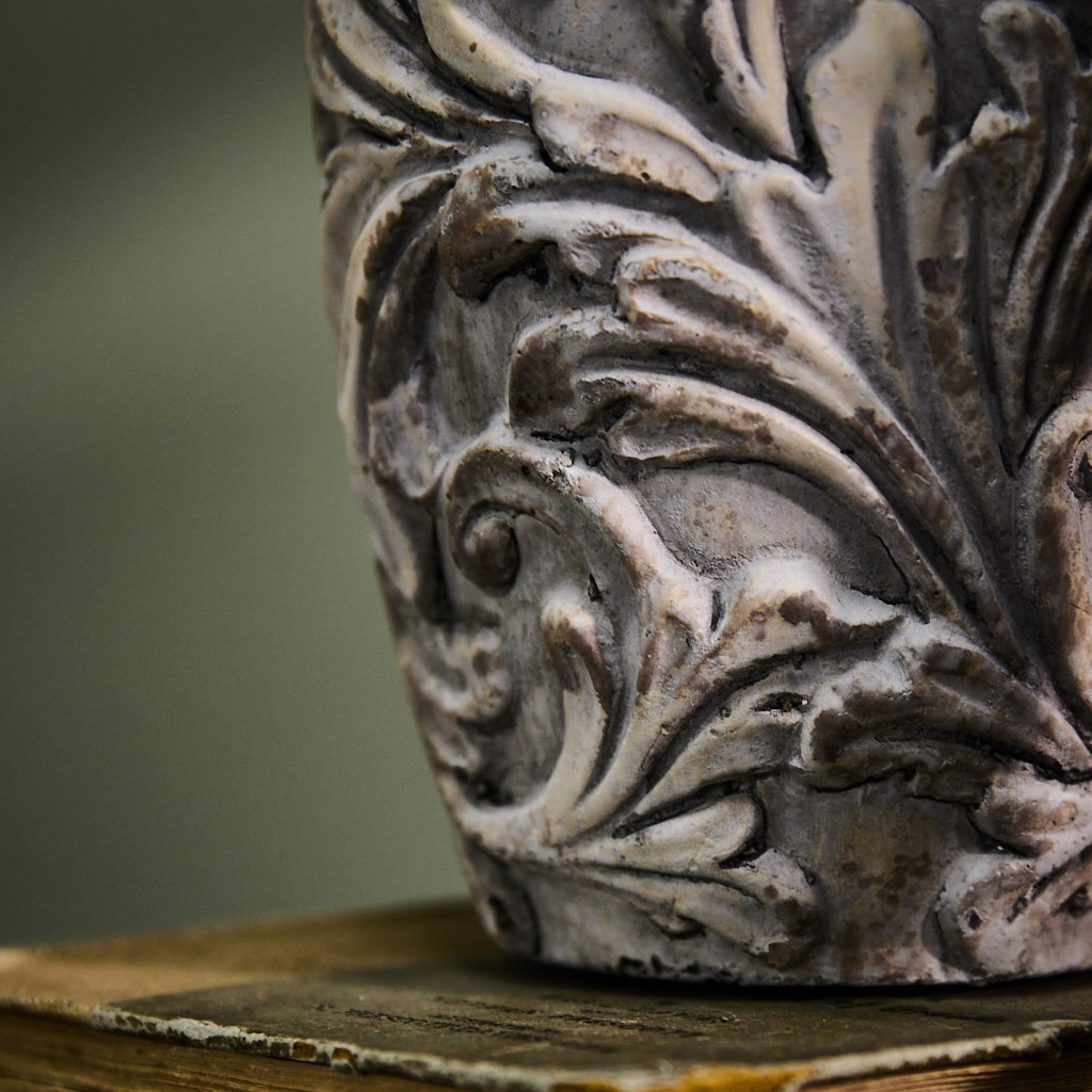 Baroque Scrolled Planters - Evergreen Home Interiors 
