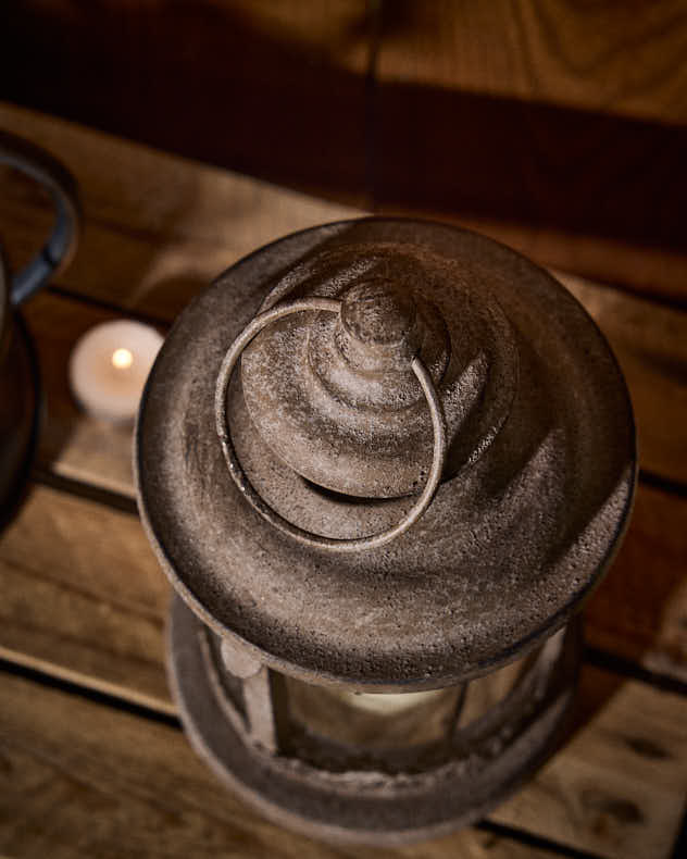 Aveyron Aged Metal Lantern