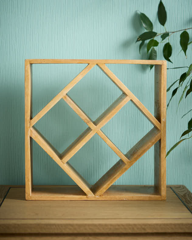 Mango Wood Wine Rack