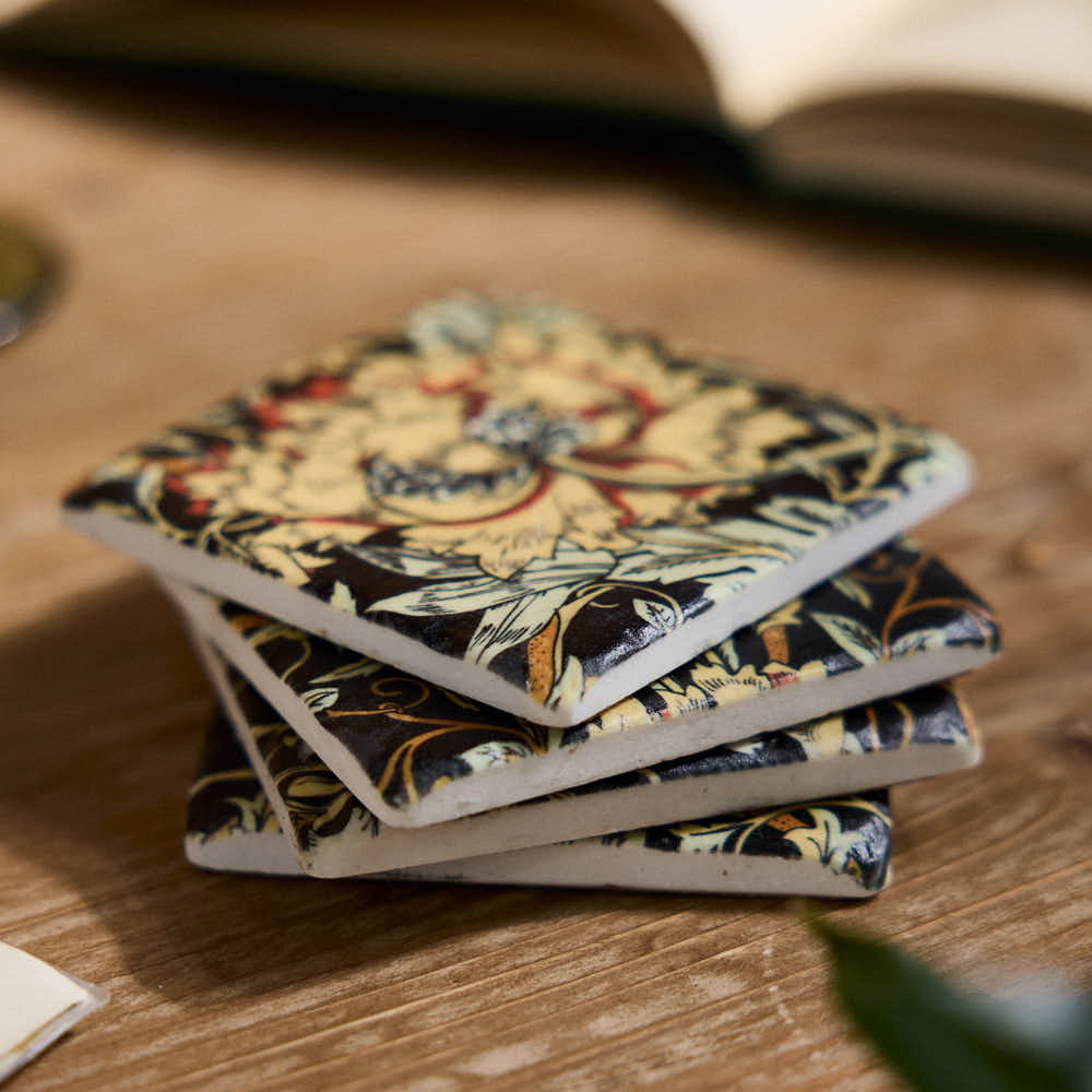 Kielder Dark Floral Coasters